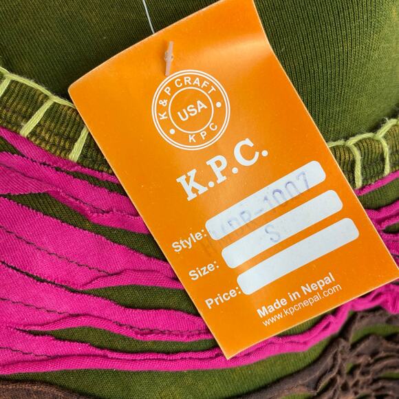 KPC Boho Multicolored Razor Cut Handcrafted Embroidered Dress Small - Picture 9 of 10